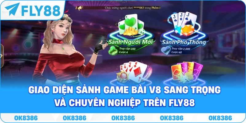 V8 Fly88 – Sảnh game bài đẳng cấp và kinh nghiệm thắng lớn - Winqube88
