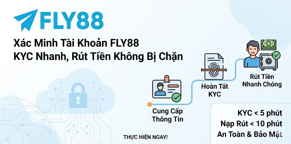 Xác Minh Tài Khoản FLY88 – KYC Nhanh, Rút Tiền Không Bị Chặn - Winqube88