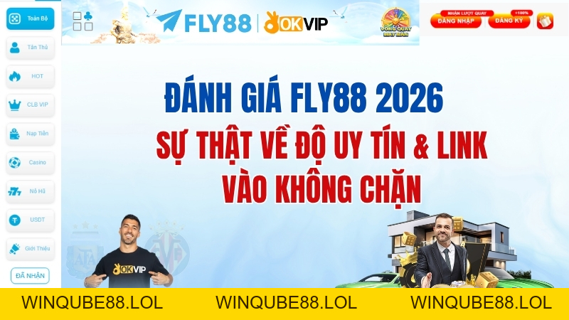 Đánh Giá Fly88 2026: Review Chi Tiết Độ Uy Tín Và Link Vào Mới Nhất - Winqube88