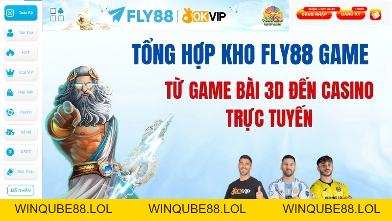 Tổng Hợp Kho Fly88 Game: Từ Game Bài 3D Đến Casino Trực Tuyến - Winqube88