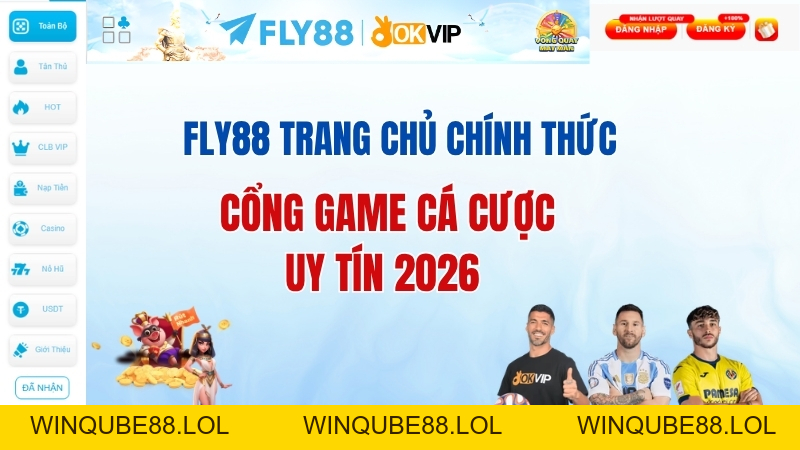 FLY88 trang chủ chính thức - Cổng game cá cược uy tín 2026 - Winqube88