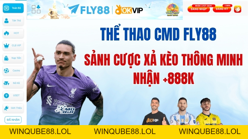 Thể Thao CMD Fly88 - Sảnh Cược Xả Kèo Thông Minh - Winqube88