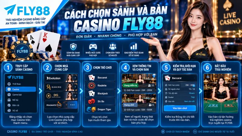 Casino FLY88 – Sảnh Live Casino Trực Tuyến 2026 - Winqube88